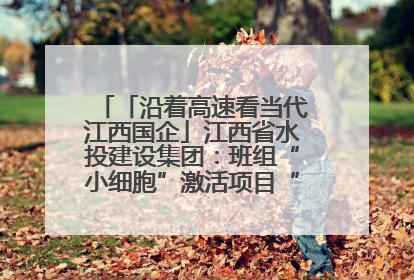 「沿着高速看当代江西国企」江西省水投建设集团：班组“小细胞”激活项目“大建设”
