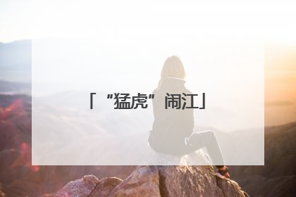 “猛虎”闹江