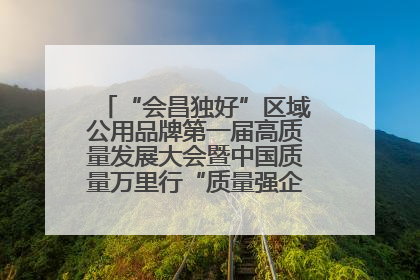 “会昌独好”区域公用品牌第一届高质量发展大会暨中国质量万里行“质量强企•质品行动”进会昌启动仪式成功举办