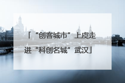 “创客城市”上虞走进“科创名城”武汉