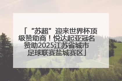 “苏超”迎来世界杯顶级赞助商！悦达起亚冠名赞助2025江苏省城市足球联赛盐城赛区