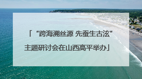 “跨海溯丝源 先蚕生古泫”主题研讨会在山西高平举办