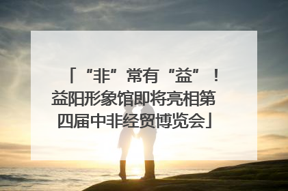 “非”常有“益”！益阳形象馆即将亮相第四届中非经贸博览会
