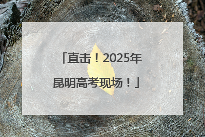 直击！2025年昆明高考现场！