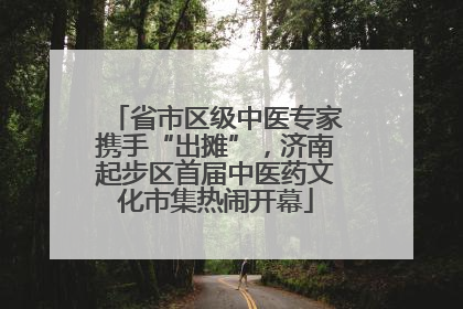 省市区级中医专家携手“出摊”，济南起步区首届中医药文化市集热闹开幕