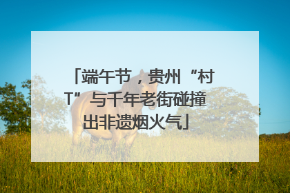 端午节，贵州“村T”与千年老街碰撞出非遗烟火气
