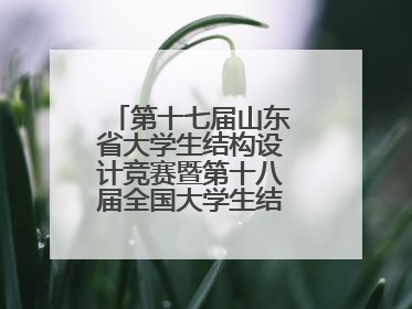 第十七届山东省大学生结构设计竞赛暨第十八届全国大学生结构设计竞赛分区赛在青岛举办