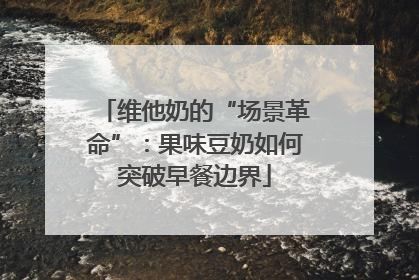 维他奶的“场景革命”：果味豆奶如何突破早餐边界