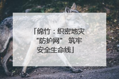 绵竹：织密地灾“防护网” 筑牢安全生命线