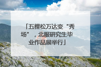 五棵松万达变“秀场”，北服研究生毕业作品展举行