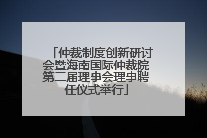 仲裁制度创新研讨会暨海南国际仲裁院第二届理事会理事聘任仪式举行