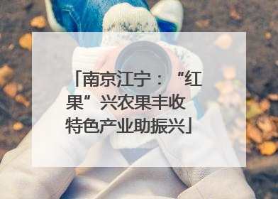 南京江宁：“红果”兴农果丰收 特色产业助振兴