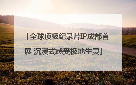 全球顶级纪录片IP成都首展 沉浸式感受极地生灵