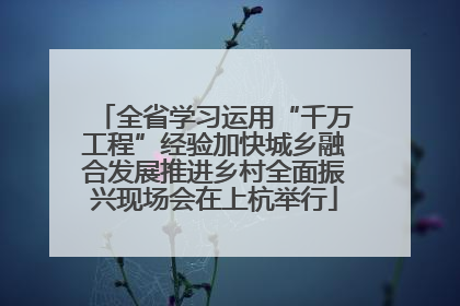 全省学习运用“千万工程”经验加快城乡融合发展推进乡村全面振兴现场会在上杭举行