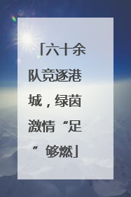 六十余队竞逐港城，绿茵激情“足”够燃