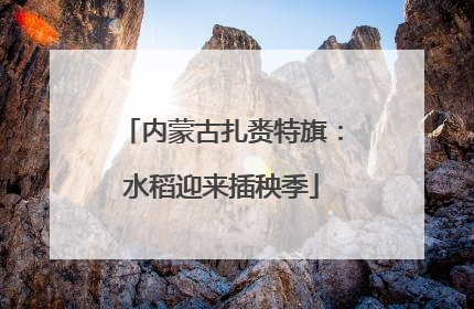 内蒙古扎赉特旗：水稻迎来插秧季