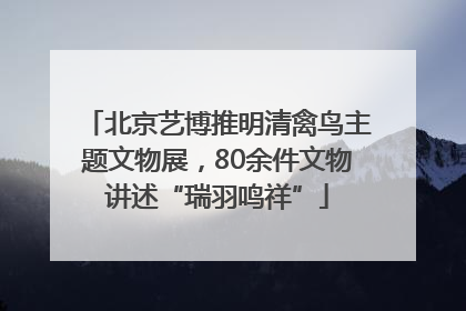 北京艺博推明清禽鸟主题文物展，80余件文物讲述“瑞羽鸣祥”