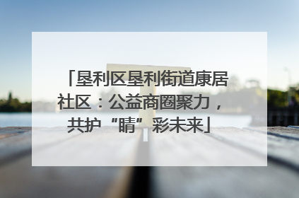垦利区垦利街道康居社区：公益商圈聚力，共护“睛”彩未来