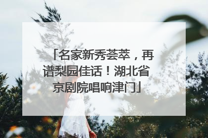 名家新秀荟萃，再谱梨园佳话！湖北省京剧院唱响津门