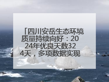 四川安岳生态环境质量持续向好：2024年优良天数324天，多项数据实现100%