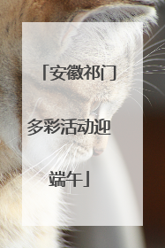 安徽祁门多彩活动迎端午