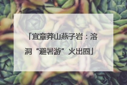 宜章莽山燕子岩：溶洞“避暑游”火出圈