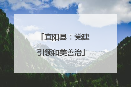 宜阳县：党建引领和美善治
