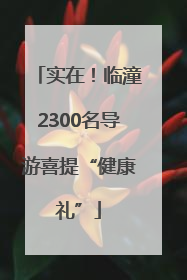 实在！临潼2300名导游喜提“健康礼”