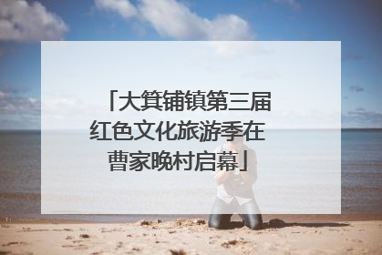 大箕铺镇第三届红色文化旅游季在曹家晚村启幕