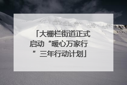 大栅栏街道正式启动“暖心万家行”三年行动计划