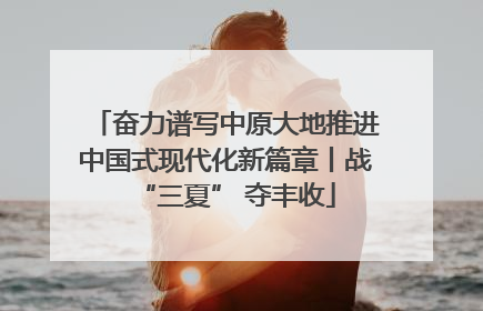 奋力谱写中原大地推进中国式现代化新篇章丨战“三夏” 夺丰收