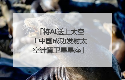 将AI送上太空！中国成功发射太空计算卫星星座
