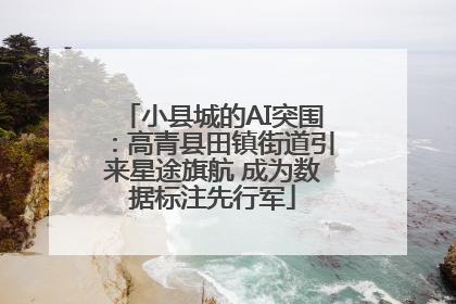 小县城的AI突围：高青县田镇街道引来星途旗航 成为数据标注先行军