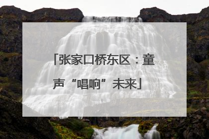 张家口桥东区：童声“唱响”未来