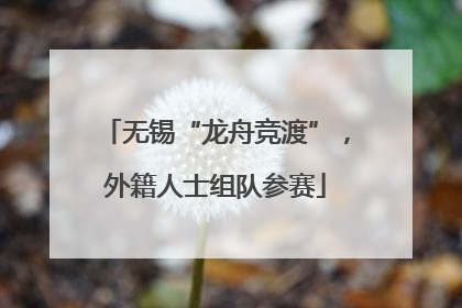 无锡“龙舟竞渡”，外籍人士组队参赛