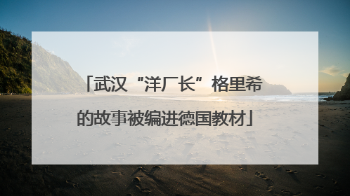 武汉“洋厂长”格里希的故事被编进德国教材