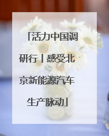 活力中国调研行丨感受北京新能源汽车生产脉动