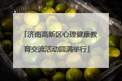 济南高新区心理健康教育交流活动圆满举行