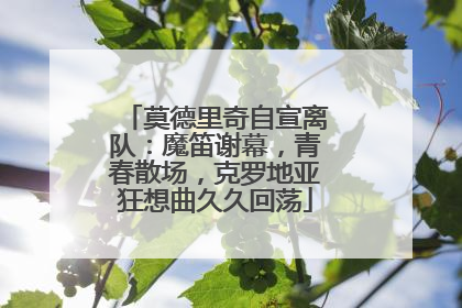 莫德里奇自宣离队：魔笛谢幕，青春散场，克罗地亚狂想曲久久回荡