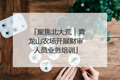 聚焦北大荒｜青龙山农场开展财审人员业务培训