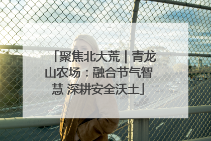 聚焦北大荒｜青龙山农场：融合节气智慧 深耕安全沃土