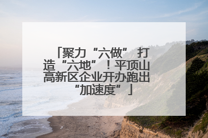 聚力“六做” 打造“六地”！平顶山高新区企业开办跑出“加速度”