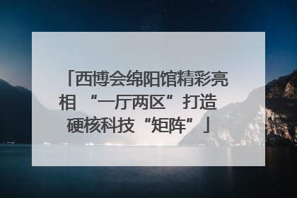 西博会绵阳馆精彩亮相 “一厅两区”打造硬核科技“矩阵”