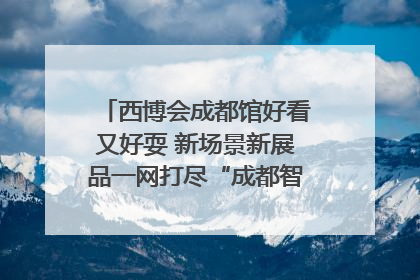 西博会成都馆好看又好耍 新场景新展品一网打尽“成都智造”｜西博视界