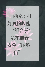 西充：打好夏粮收购“组合拳” 筑牢粮食安全“压舱石”