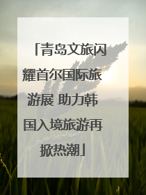 青岛文旅闪耀首尔国际旅游展 助力韩国入境旅游再掀热潮