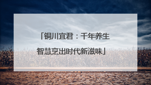 铜川宜君：千年养生智慧烹出时代新滋味