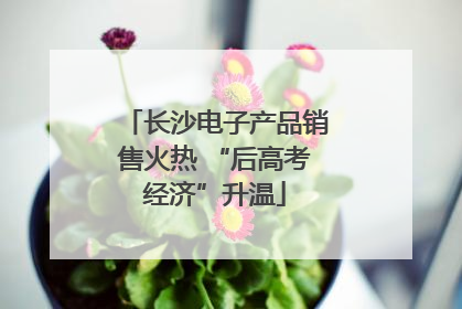 长沙电子产品销售火热 “后高考经济”升温