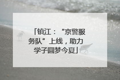 镇江：“京警服务队”上线，助力学子圆梦今夏