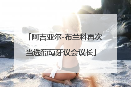 阿吉亚尔-布兰科再次当选葡萄牙议会议长